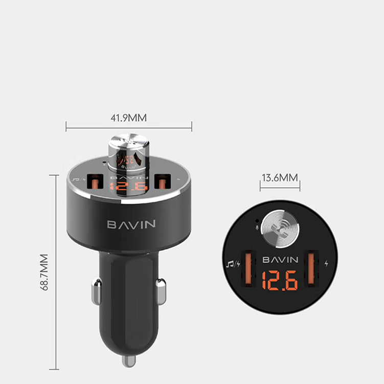 Новые поступления Dual USB LED дисплей автомобиля мобильное зарядное устройство Совместимость для QC2.0/QC3.0/Samsung AFC/BC1.2/Huawei FCP и т. д