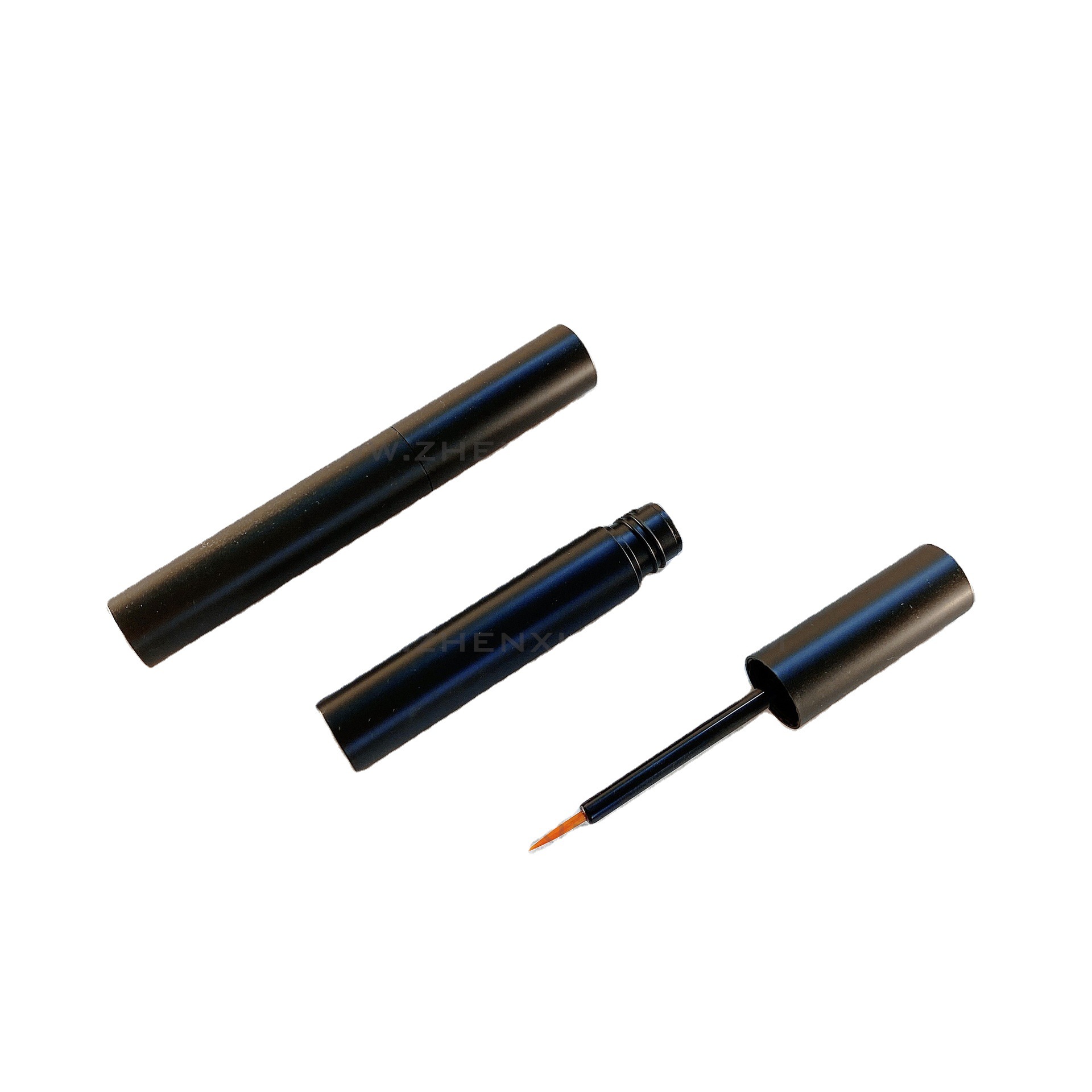 wholesale eyelash tubes matte black eyelash growth liquid tube 4ml eyelash growth tube