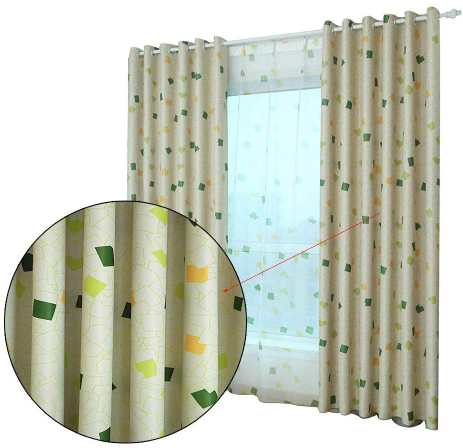 High quality 100% polyester blackout print curtain fabrics for the living room