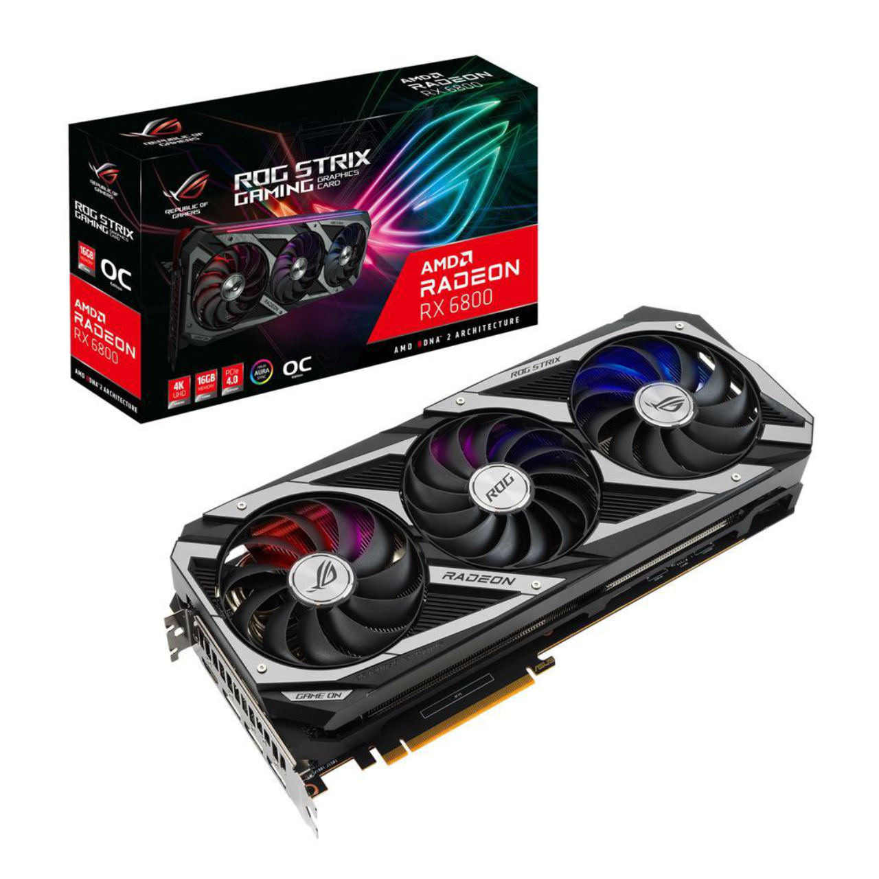 Ethereum Mining Rig/8Gpu Mining Rig/12 Gpu Mining Rig Card Gpu ROG GPU STRIX-RX6800-O16G Gpu Mining Card