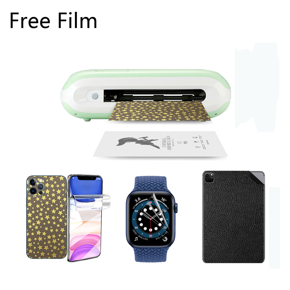 Hot Sale Cheap CE ROHS Factory Price Free Hydrogel TPU film Automatic All Phone Screen Protector Cutting Machine