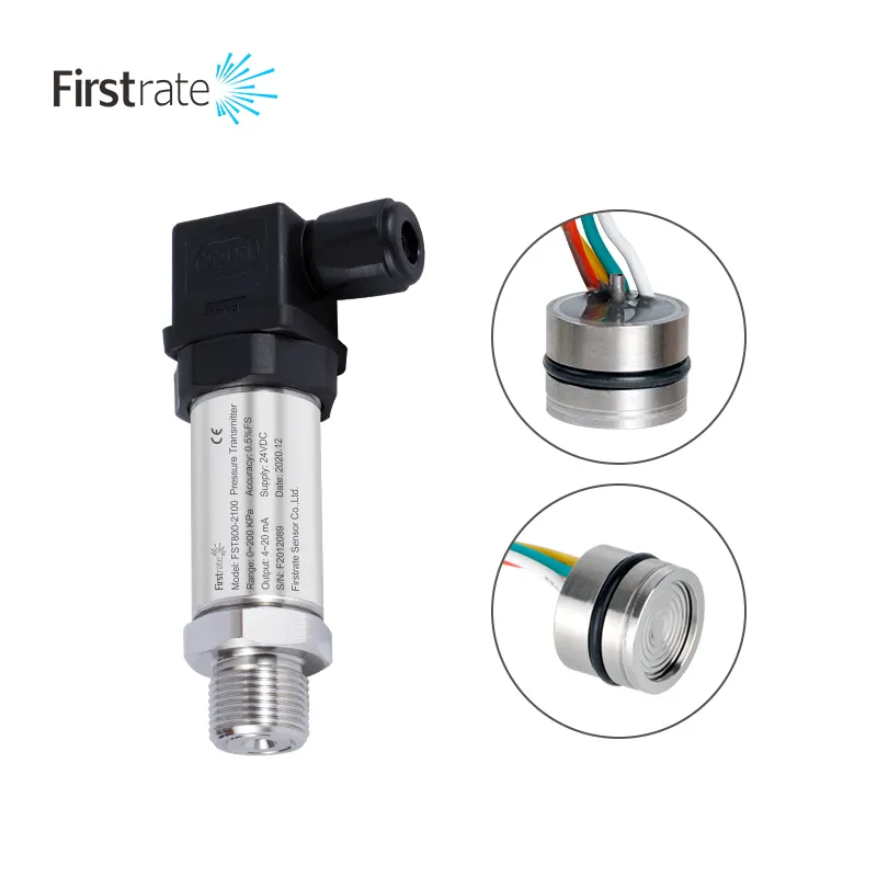 Pressure Transmitter Firstrate FST800-2100 4-20mA Factory OEM Hydraulic Analog Air Fuel Oil Water Pressure Transmitter