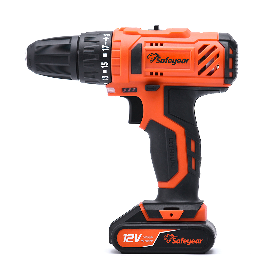 High quality 12v Li-ion Battery Power Drill Set 10mm Keyless Chuck