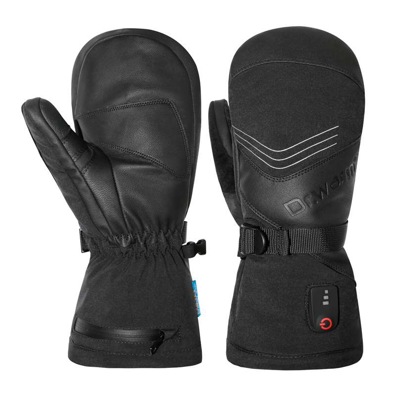 Waterproof and Windproof Heated Mittens Snowboard Thermal Insulated Gloves Warm Winter Ski Heated Gloves