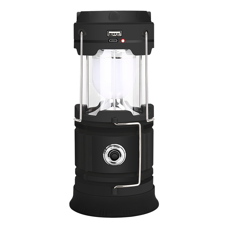 Multifunctional Portable Searchlight Tent USB Rechargeable Solar Led Camping Lamp