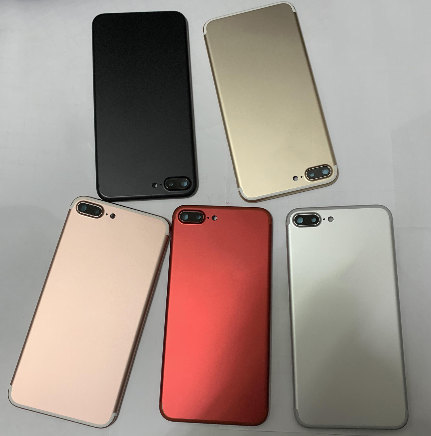 Задняя крышка корпуса задняя оболочка в сборе для Apple Iphone 7 7 P 7 Plus полная средняя рамка в сборе с логотипом