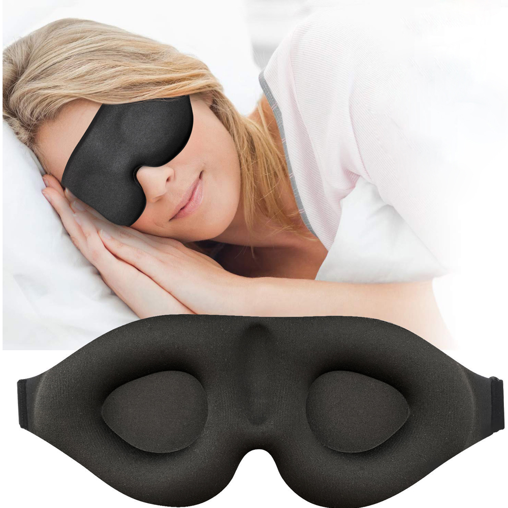 2021 оптовая продажа, стандартная настраиваемая маска для глаз eyemask, 3D Контурная маска для сна с эффектом памяти