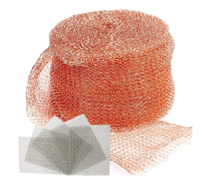copper wire mesh 99.9% Copper Mesh copper knitted metal wire mesh