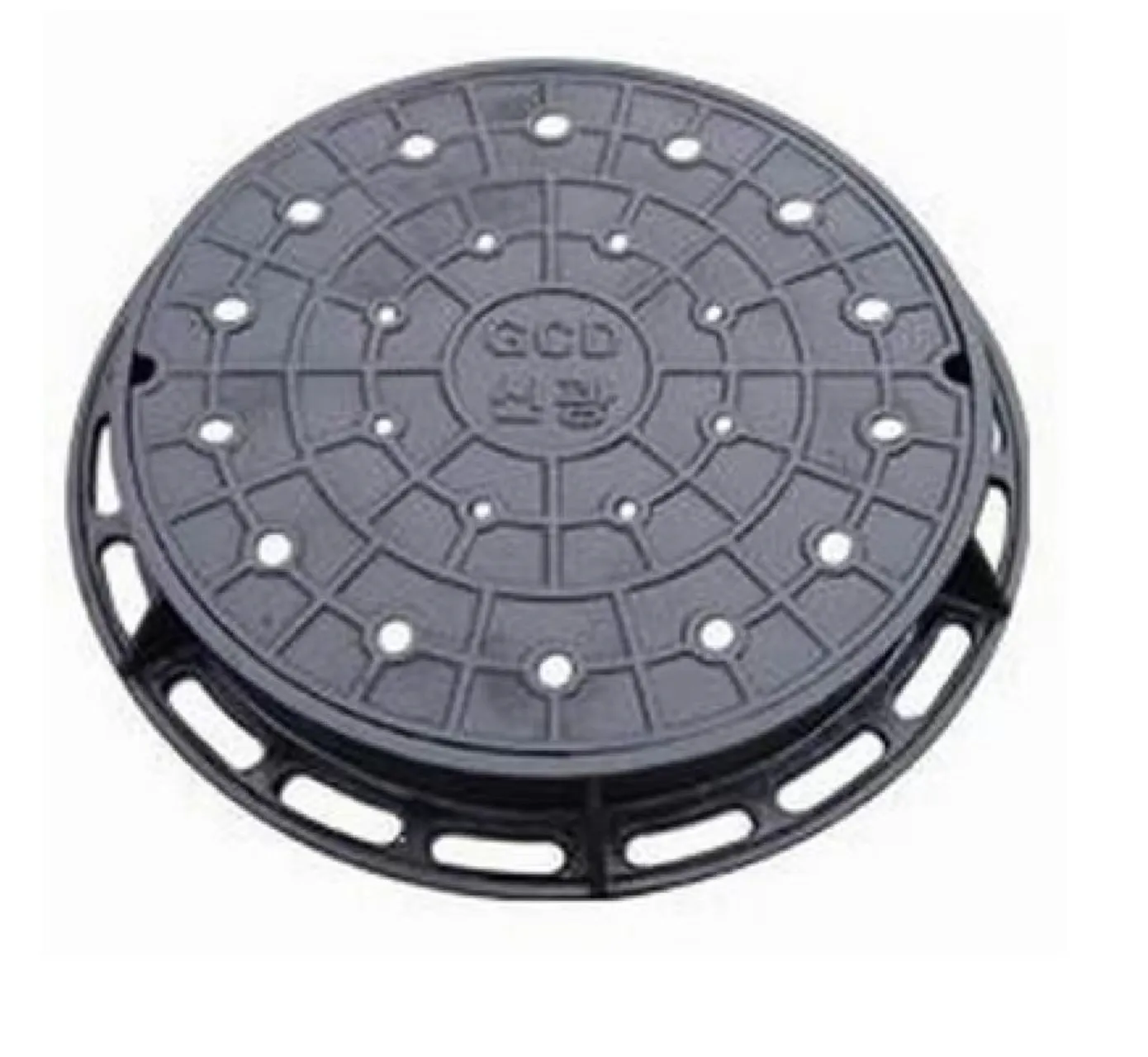 18 24 Manhole Cover D400 Casted Ductile Iron Manhole Cover Cast Aluminium Manhole Cover