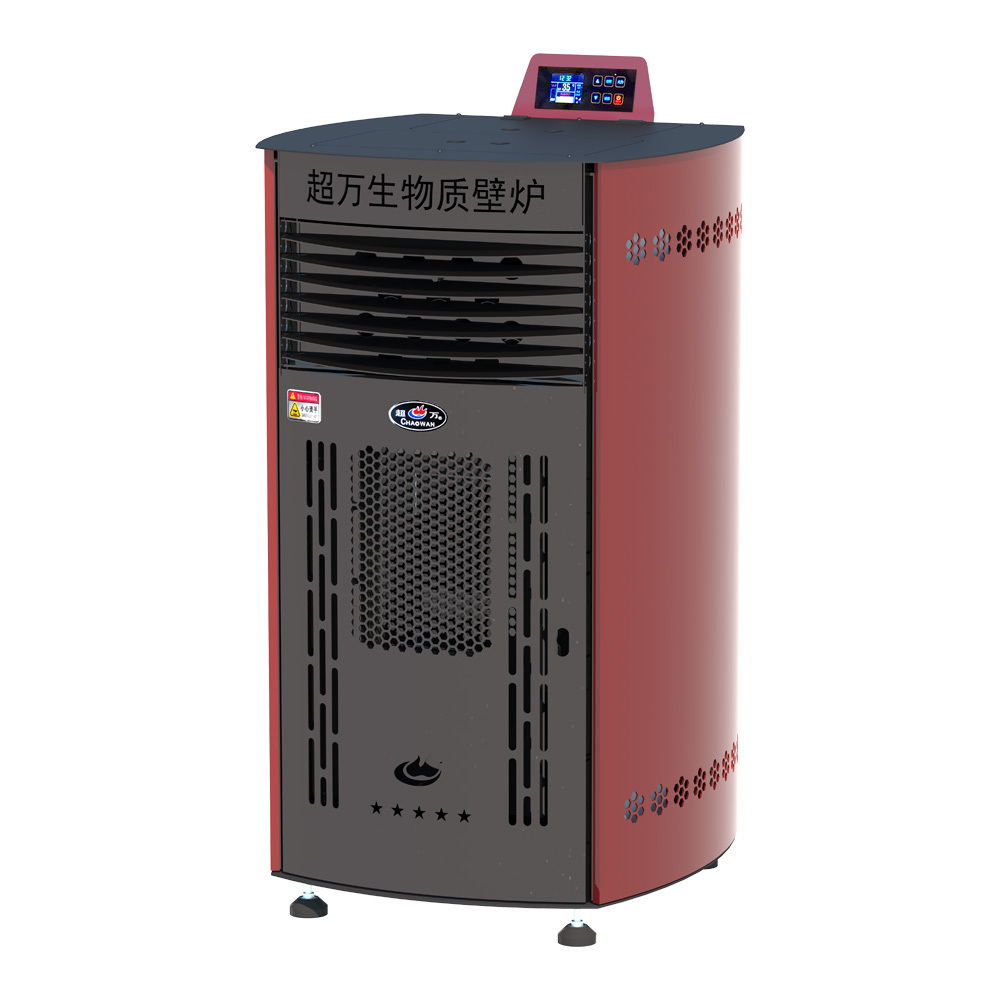 Intelligent Firing Biomass Pellet Fireplace Water Heating Type Stove 15 Kw Stove For 120 To 150 Sqm