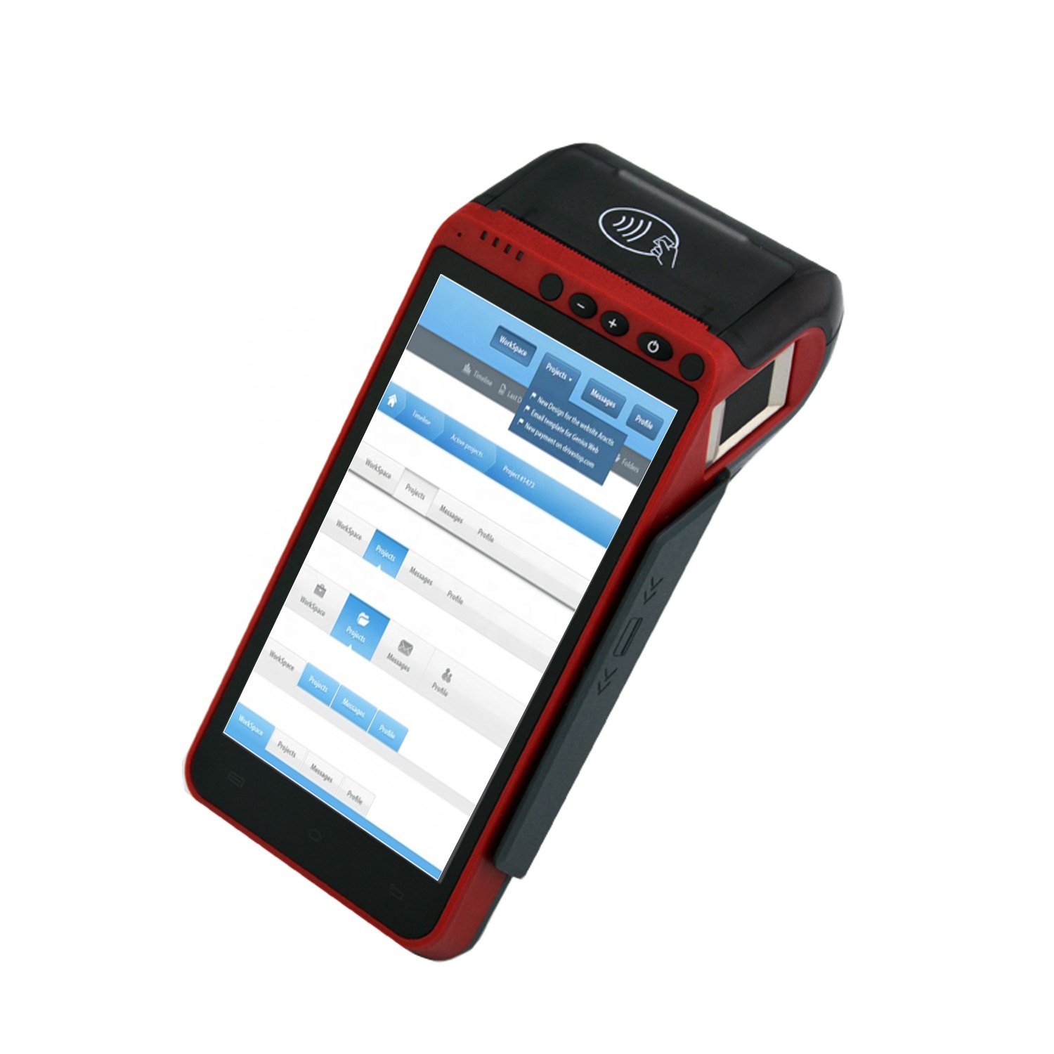 Android EMV PCI карта платежная система с защитой от вскрытия Смарт в автономном режиме EDC с POS машины с принтером HCC-Z100