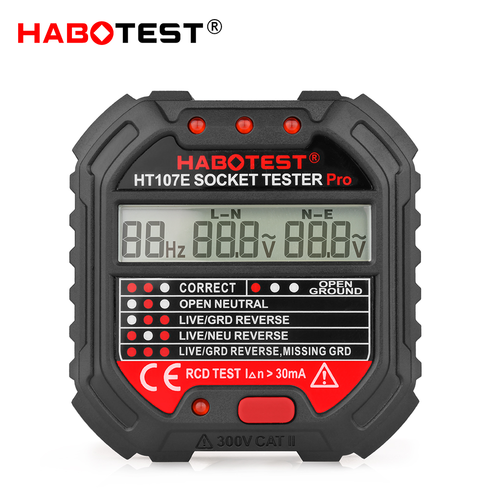 Тестер Утечки Электророзетки HT107E UK Power