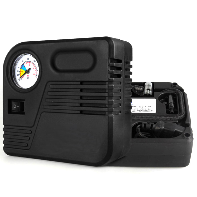 Car Supplies Small Portable With Light12vhigh-power Vehicle-mounted Electric Air Pump