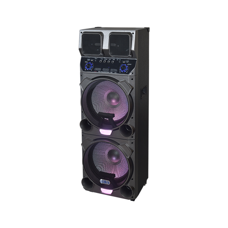 Hi-Fi динамик сабвуфера двойной 15 дюймов усилитель караоке-плеер для домашнего кинотеатра акустическая система