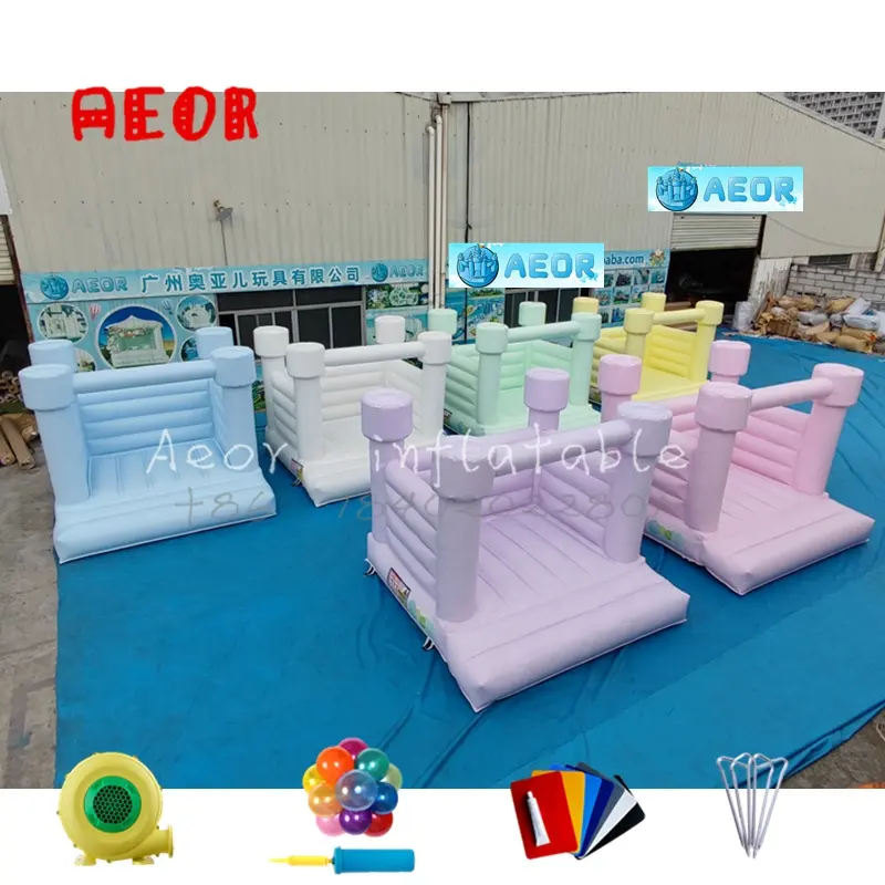 2021 Hot Sale Outdoor Happy White Wedding Party Inflatable WeddingJumping Bounce House For Event