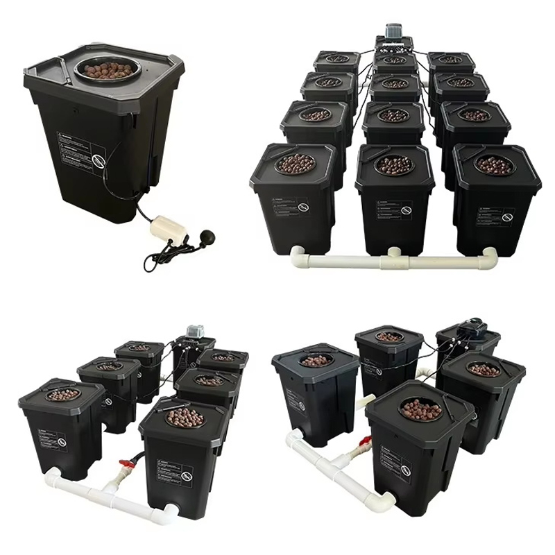 Premium Soilless Cultivation Dutch Bucket Bato Bucket Hydroponic System for Tomato Planting