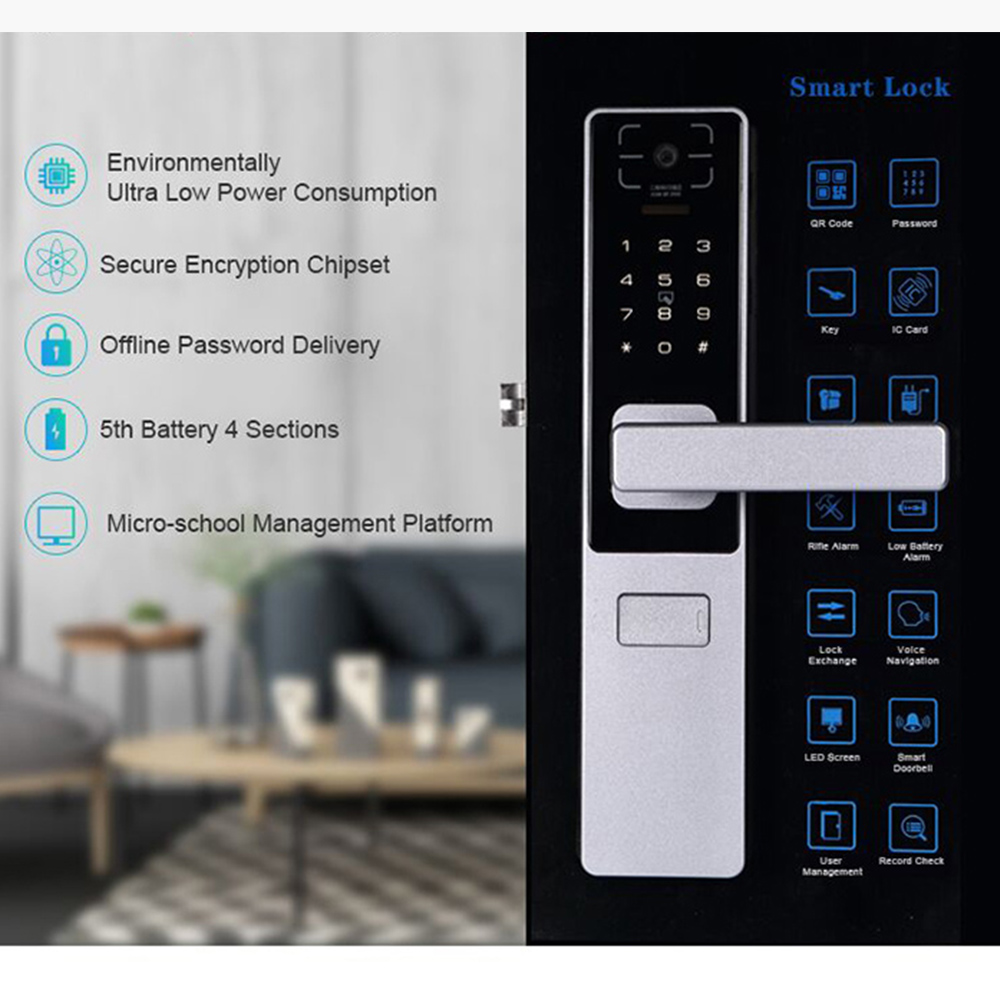 Bluetooth смартфон управление смарт-замок, qr-код блокировки, Электронная цифровая система блокировки двери