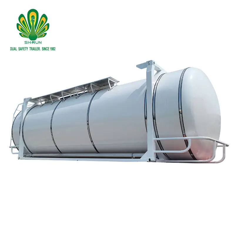 T50 T75 Liquid Tank Nitrogen Container 25000L 20FT ISO Tank Container Sale