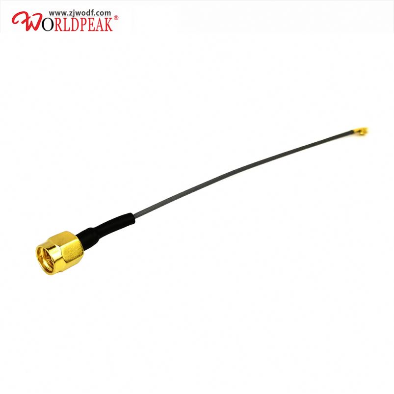 sma male straight connector to U.FL 1.13 jump cable for antenna