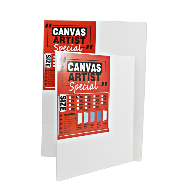 Oil boards 20*30 cm assorted sizes square white canvas board for painting