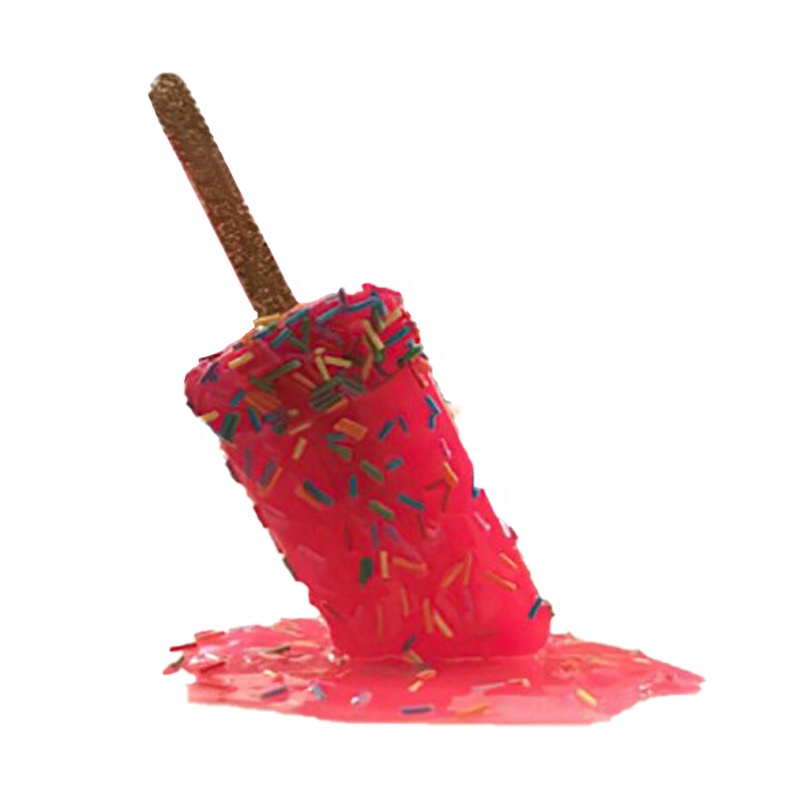 Holiday Multicolor Ice Cream Shape Gifts Cheap Decor Resin Craft Products Showpieces For Home Decoration