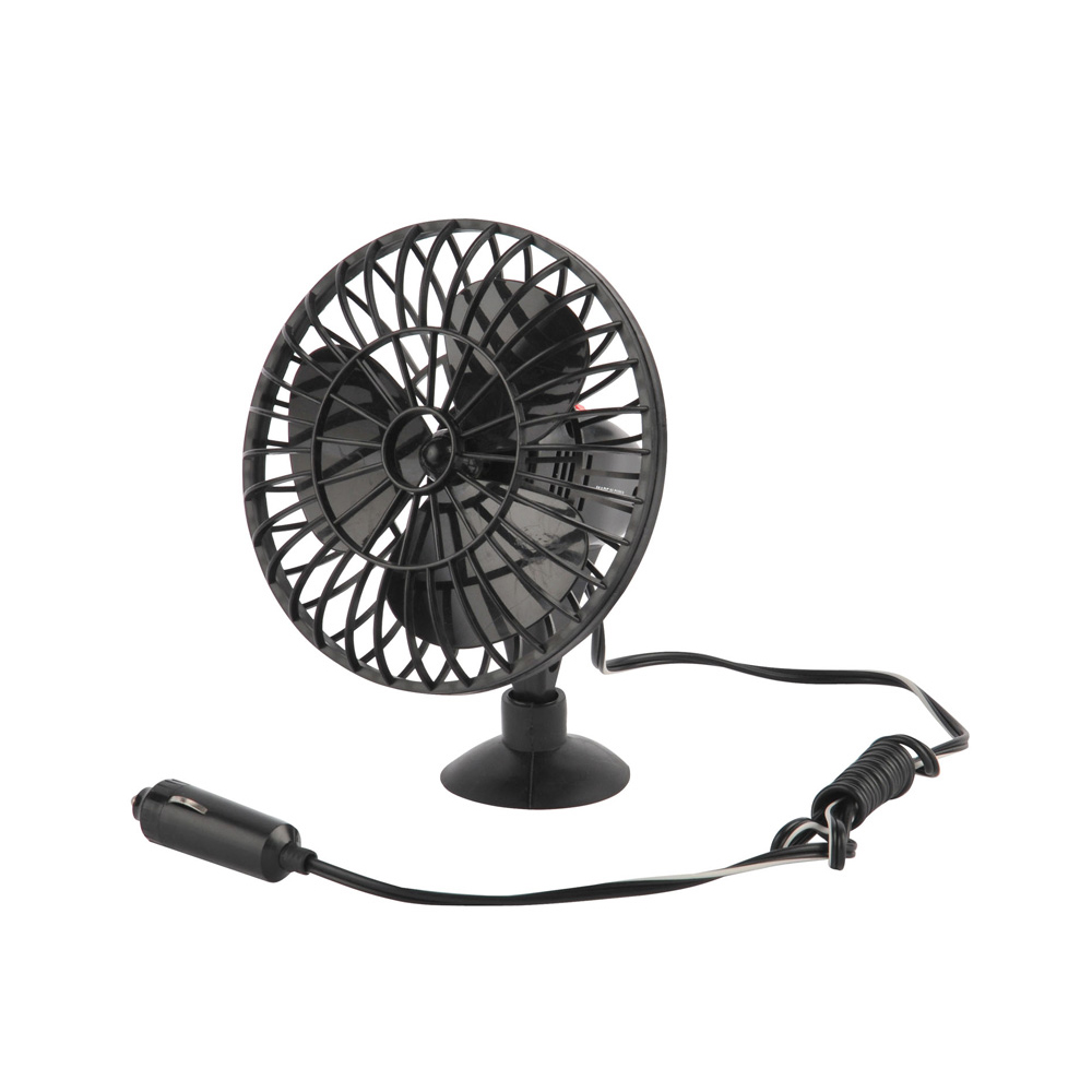 4 /6 inch 12V Double Headed car fan 360 Degree Rotation Powerful Quiet 2 Speed Adjustable Strong Wind Auto Cooling Air Fan
