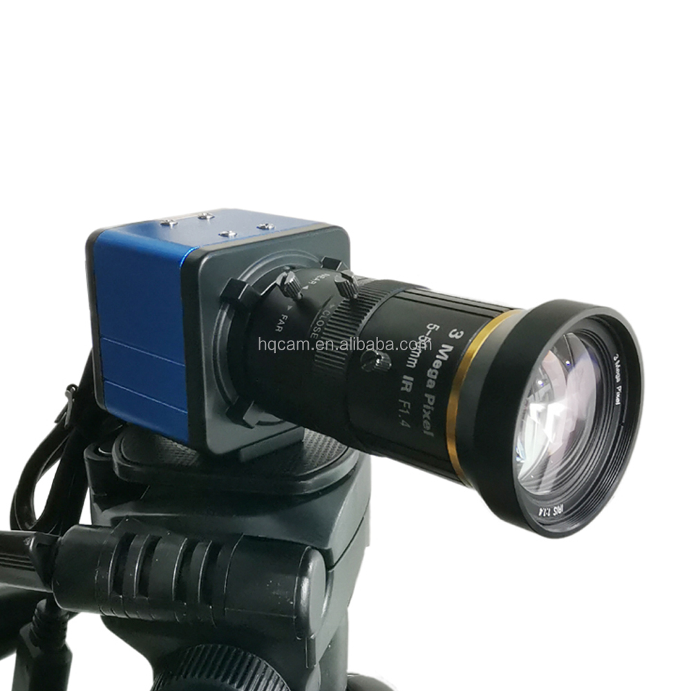 SDI 4K BOX CAMERA 5-50mm zoom lens