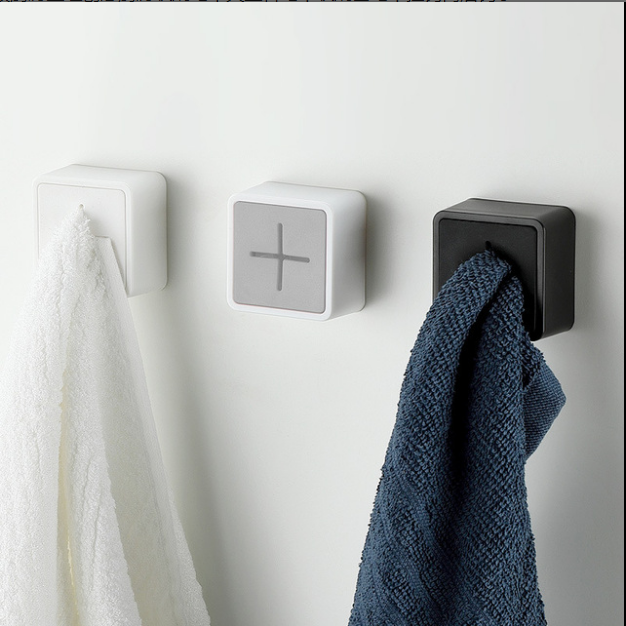 Wall Hooks for Kitchen Bathroom Trackless Self Adhesive Wall Hanger Mounted Napkin Rack Towel hook