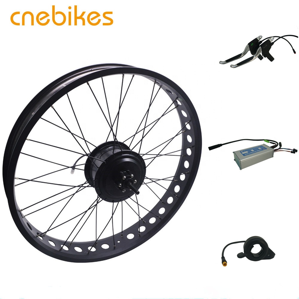 CNEBIKES 48v 500w 750w H06 geared electric wheel hub motor conversion kit for fat tire bike