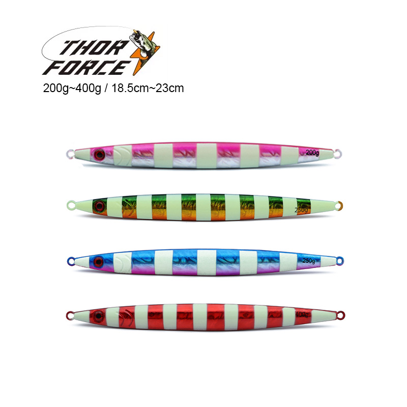 Тонущая приманка для джиггинга Thorforce, OEM металлические джиггинсы, медленно Вертикальная Металлическая приманка для рыбалки Saterwater 100g150g200g250g300g400g 2209GL11