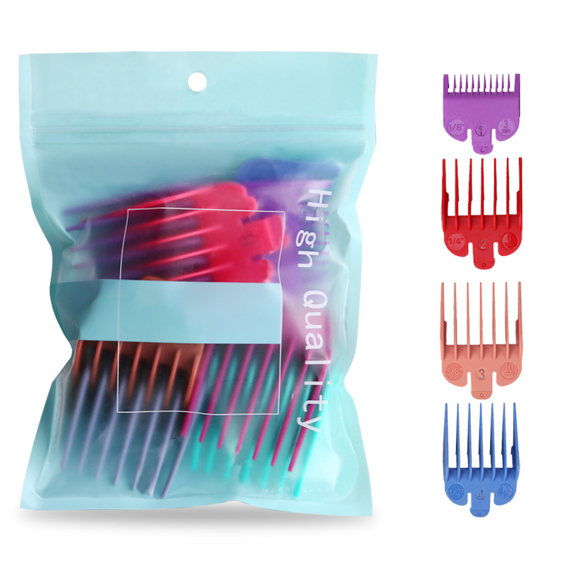 8 Color Sizes Universal Replacement Guard Comb for Most Hair Clippers Professional Hair Clipper Guide Comb