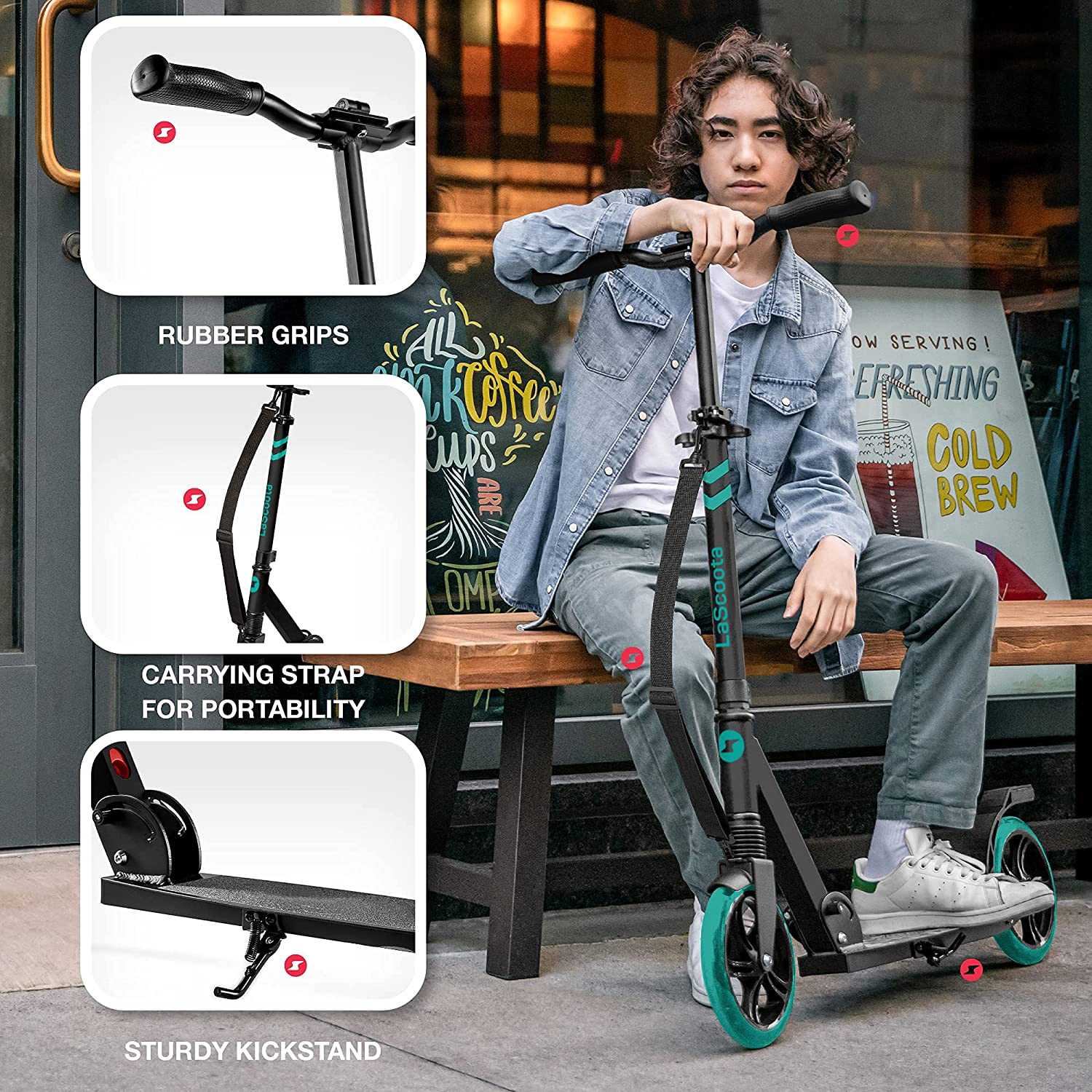 Adult electric scooter pedal scooter