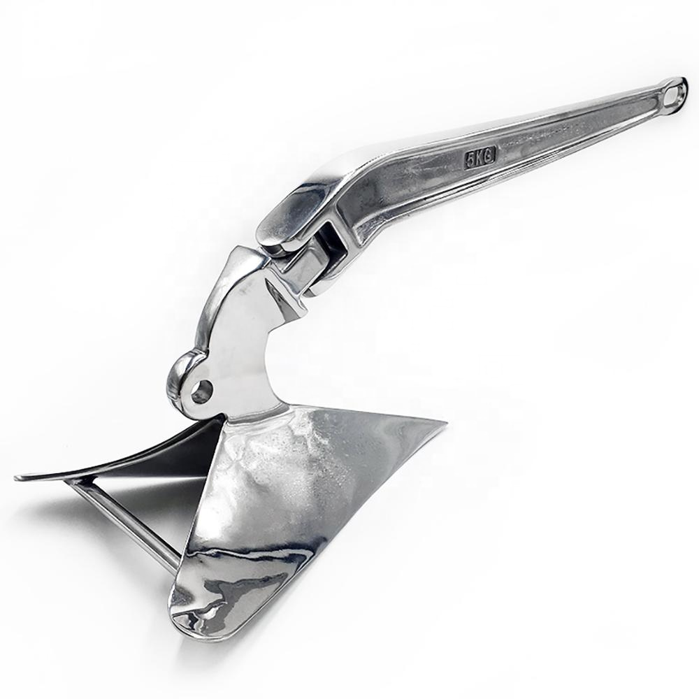 Anchor Supplier 316 Stainless Steel Mirror Polished Marine Plough Anchor For Yacht