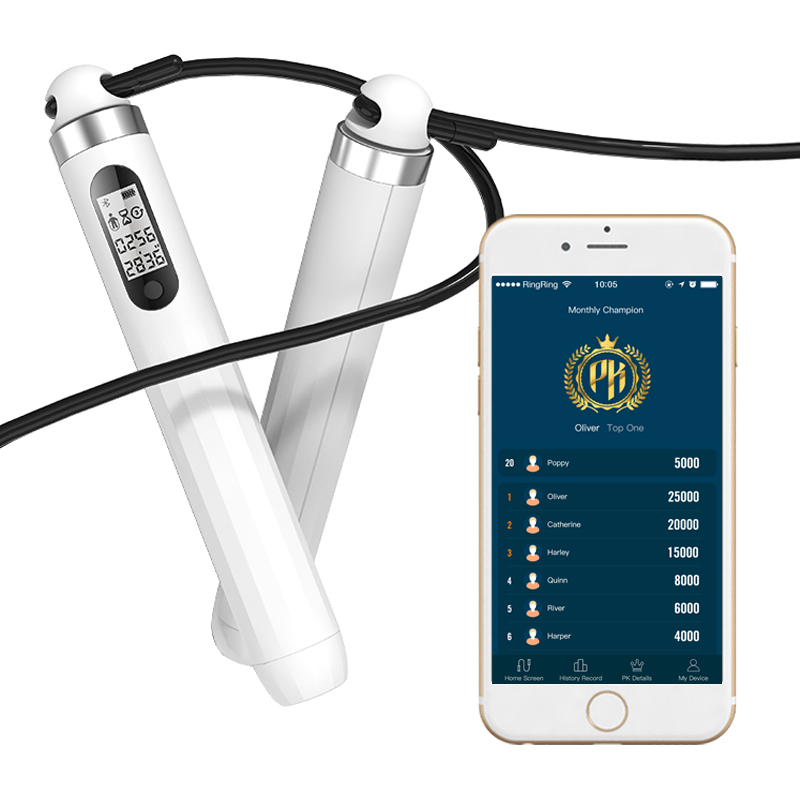 Smart Jump Rope Bluetooth App Control Speed Counting skipping rope custom skipping rope