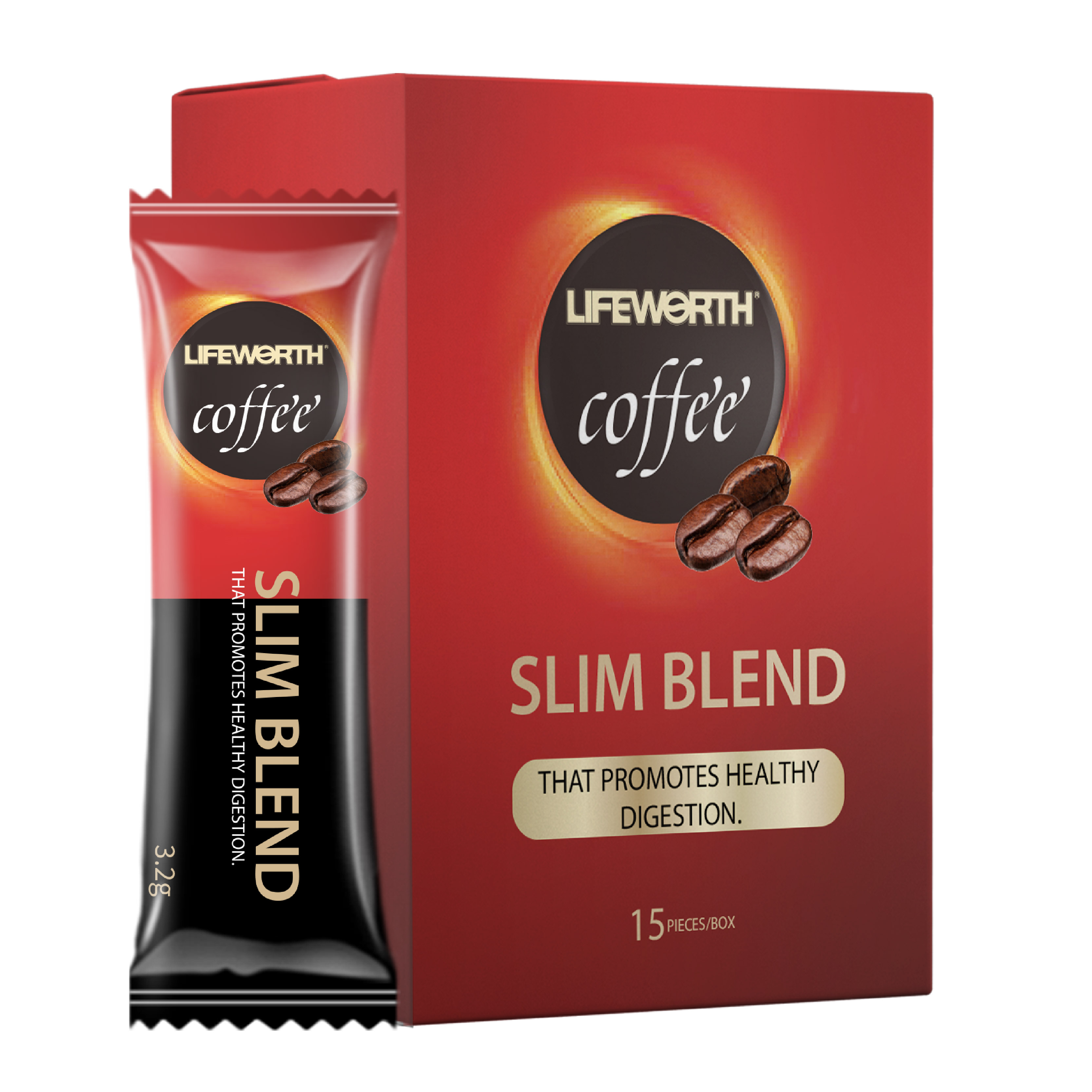 LIFEWORTH Weight Management Instant Slimming Coffee Herbs Contains Garcinia Cambogia Yerba Mate