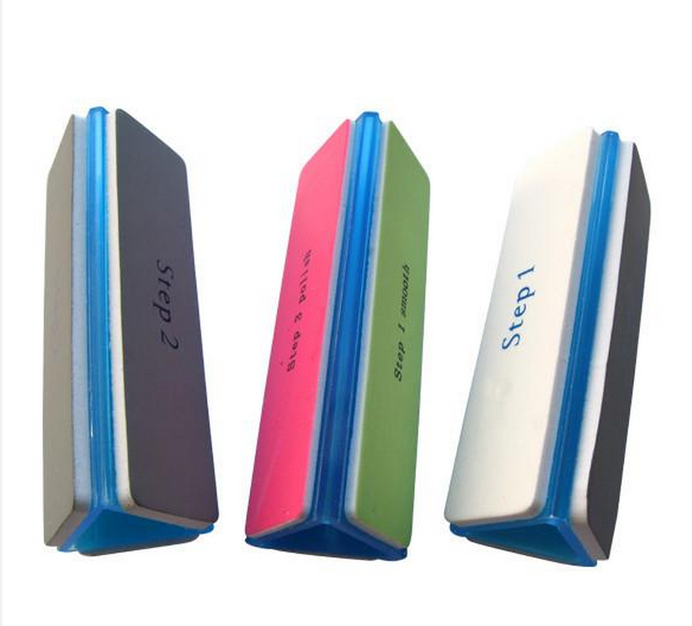 4 Steps Nail Block Buffer, Nail Buffer EVA Sponge Material, Nail Art Tool Nail Polish Shiner Buffer for Nail Salon Spa Treatment