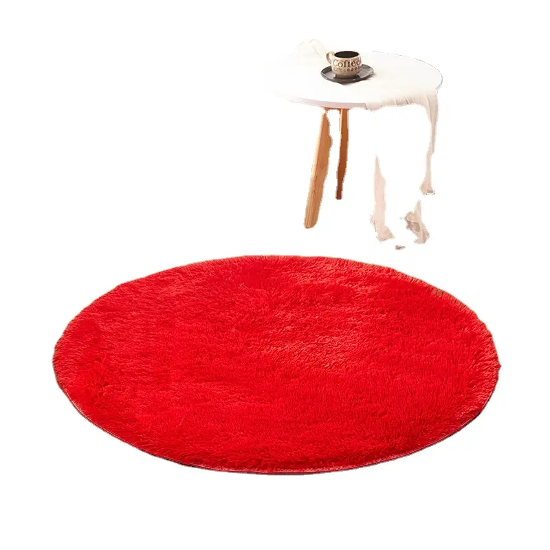 Round area rug modern luxury carpets living room bedroom decor Kids Crawling Play Mat Ultra Soft Fluffy Circle Rug