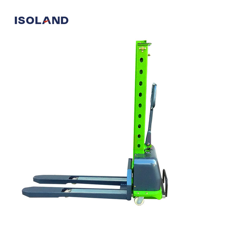 500kg self loading stacker mini portable self lift stacker 1meter 1.3 meter electrical stacker