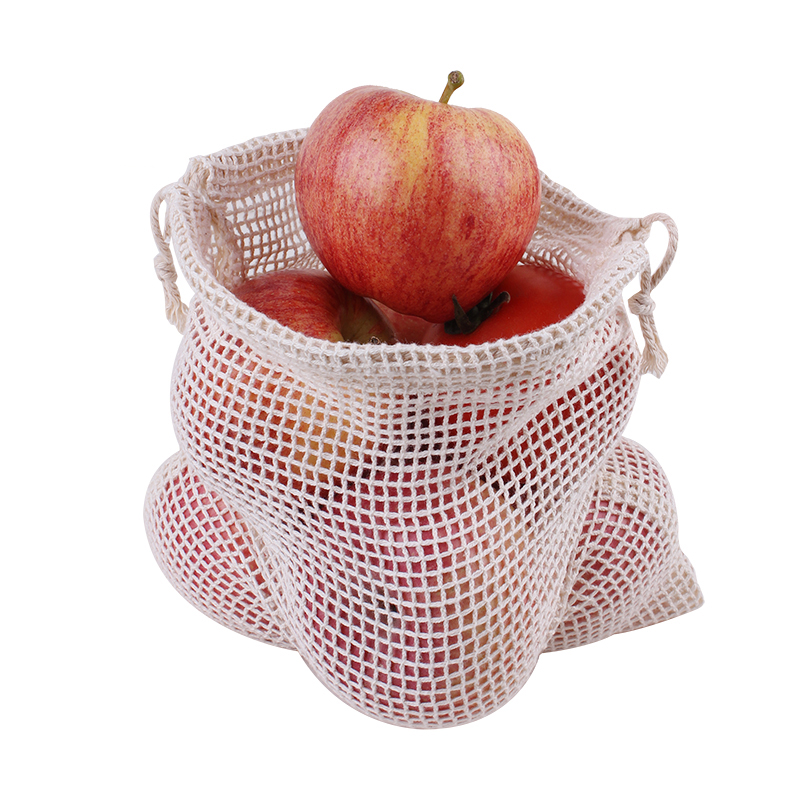 Custom mesh bag eco-friendly reusable cotton mesh soap bags