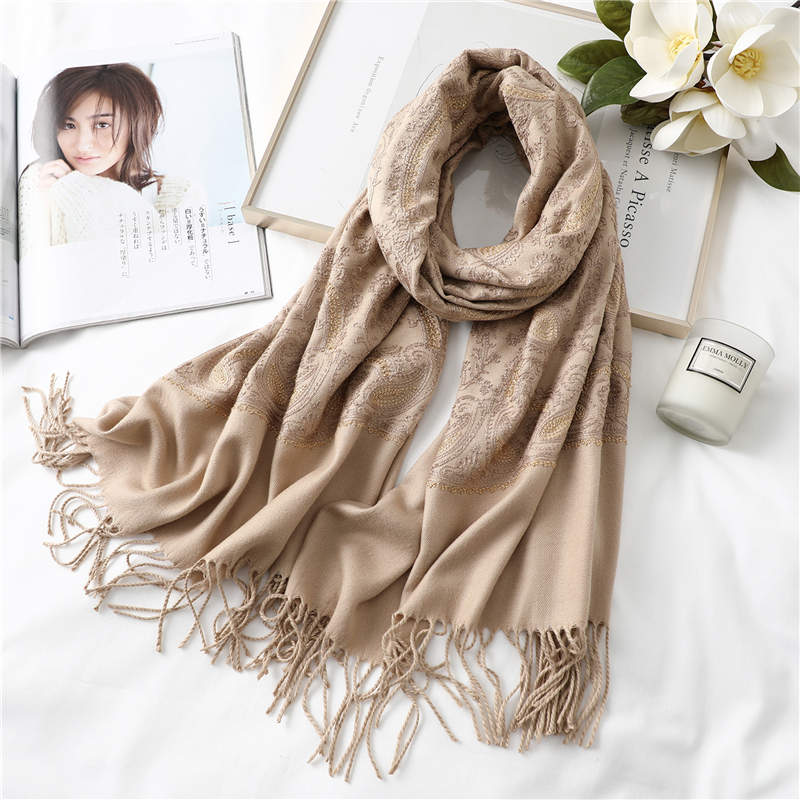 2021 fashion summer women scarf thin shawls and wraps lady female hijab stoles long cashmere pashmina foulard head scarves