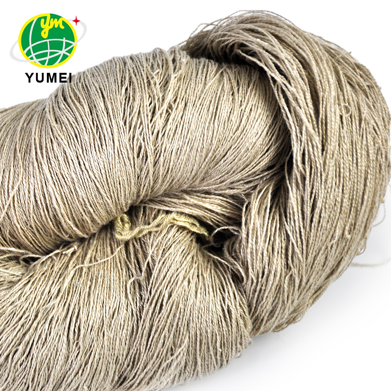 High Quality 100% Organic Linen Ring Spun Yarn Natural Flax Yarn Linen Filament Yarn