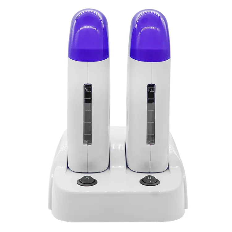 New Effective 2pcs Electric Rolling Epilator Cartridge Double Depilatory Heater Waxing Paper Hair Removal