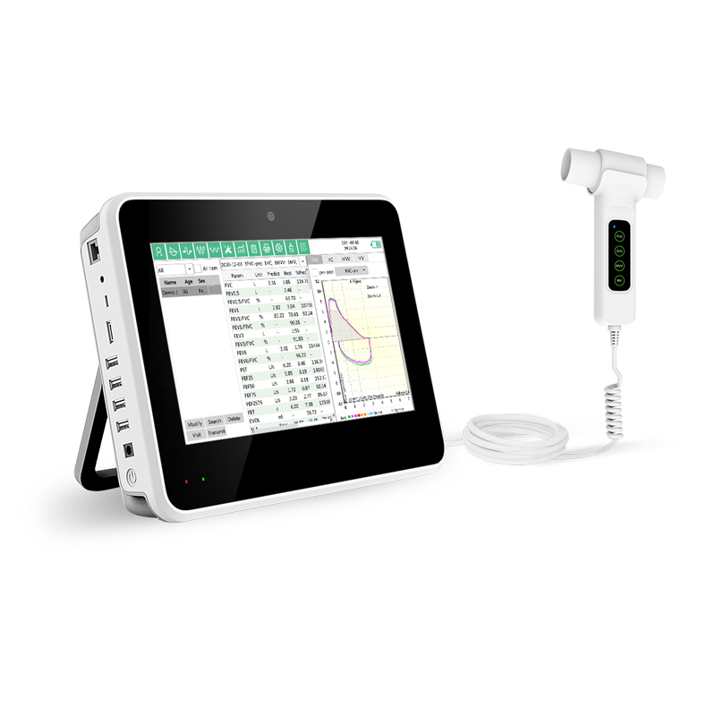 SP100A spirometer lung function testing device digital medical spirometer