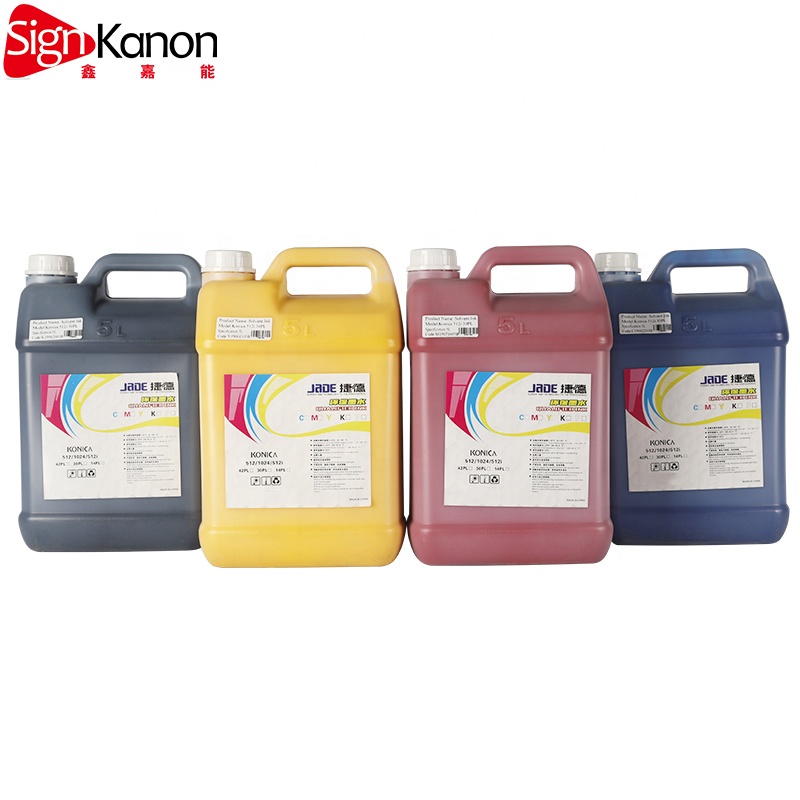 Konica 512i solvent printer digital color printing machine 512i printhead 30pl solvent based ink for jade solvent printer