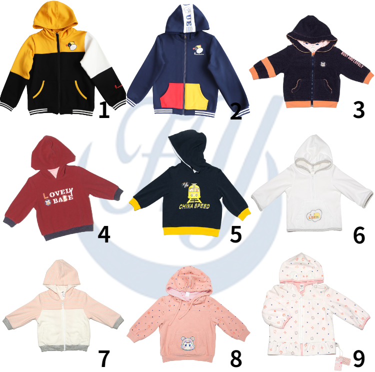 Factory Stock Wholesale 100% Cotton Hooded Sweatshirt 2-5 Years Old Boys' Hoodie