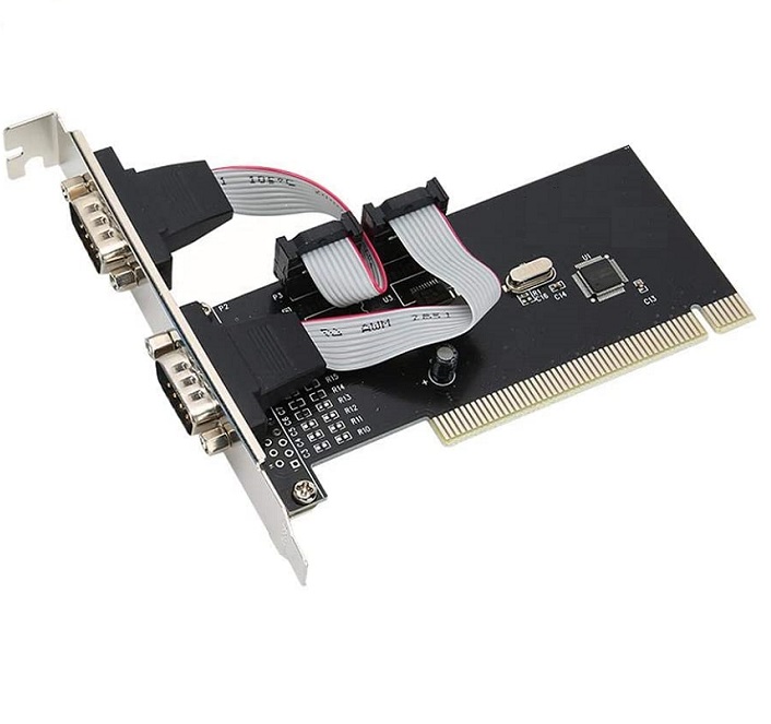 Двойной порт PCI последовательная плата PCI к DB9 RS232 COM порт расширения адаптер для настольного ПК