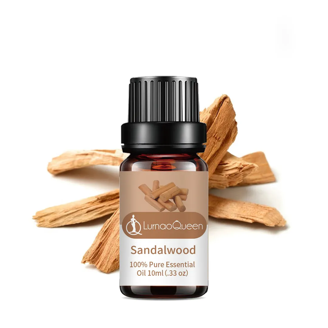 10ml Sandalwood Essential Oil Bulk Helps Sleep Factory Price 100% Natural Sandalwood Oil for Candles