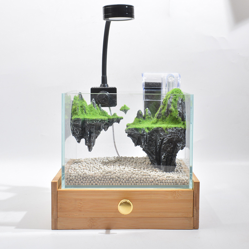 The world's best-selling small living room landscape ecology fish tank