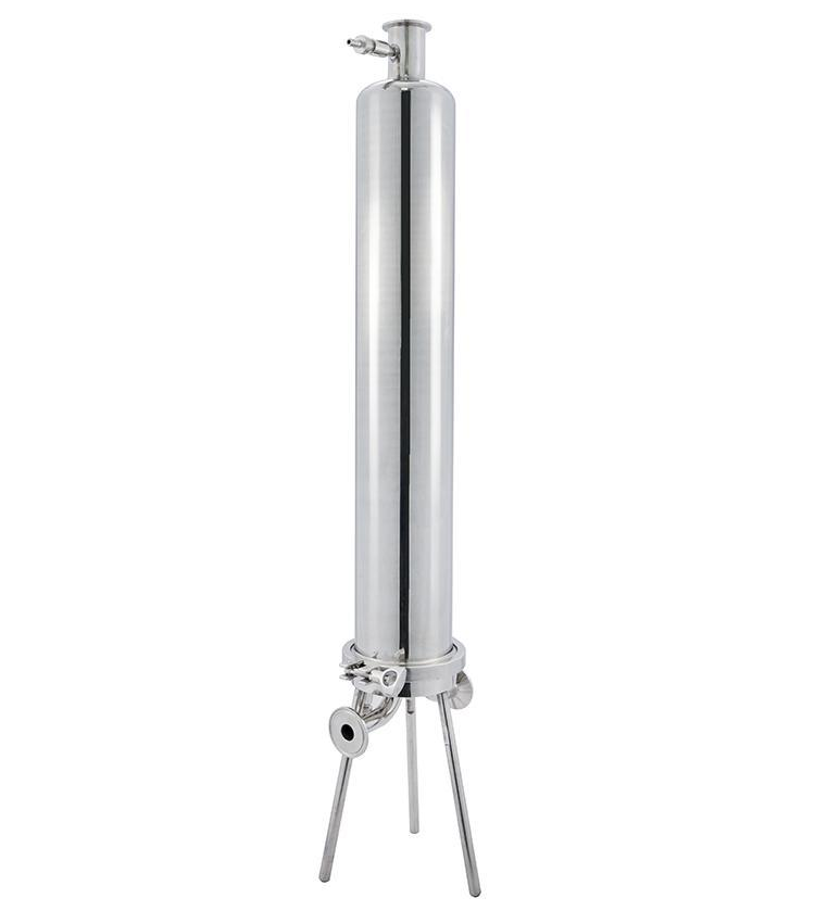 Single Cartridge 10 inch 304 Stainless Steel Liquid Filter Housing for Sterile Filtration