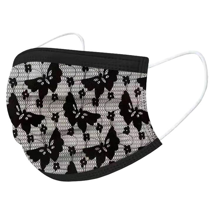 Wholesale Adult Leopard Face Maskss Disposable Printing 3Ply Meltblown Cloth Camouflage Lace Face Maskss
